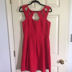 Red Betsy Johnson cocktail dress